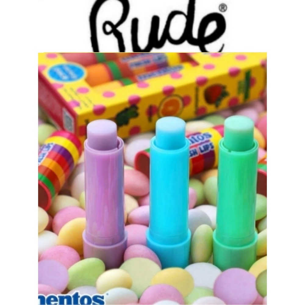 Rude Cosmetics X Mentos Fresh Lips Variety Pack Lip Balm